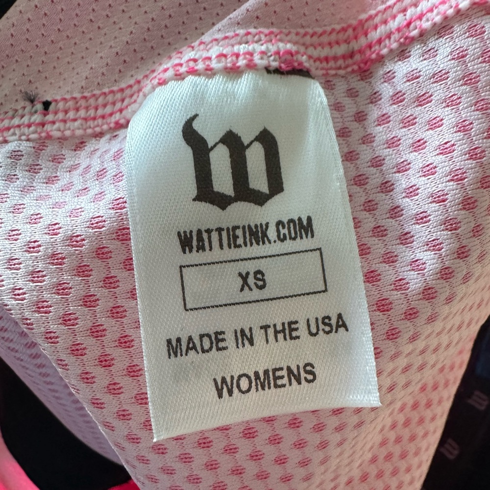 Wattie Ink pink cycling/triathlon top XS - Picture 5 of 5